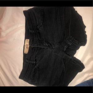 Plain black Hollister Shorts